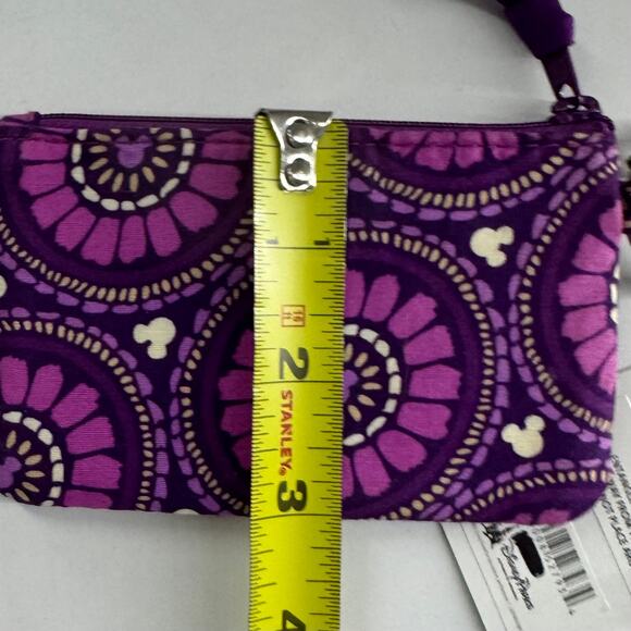 Vera Bradley Plums Up Disney Mickey ID Case Wallet - Picture 6 of 7